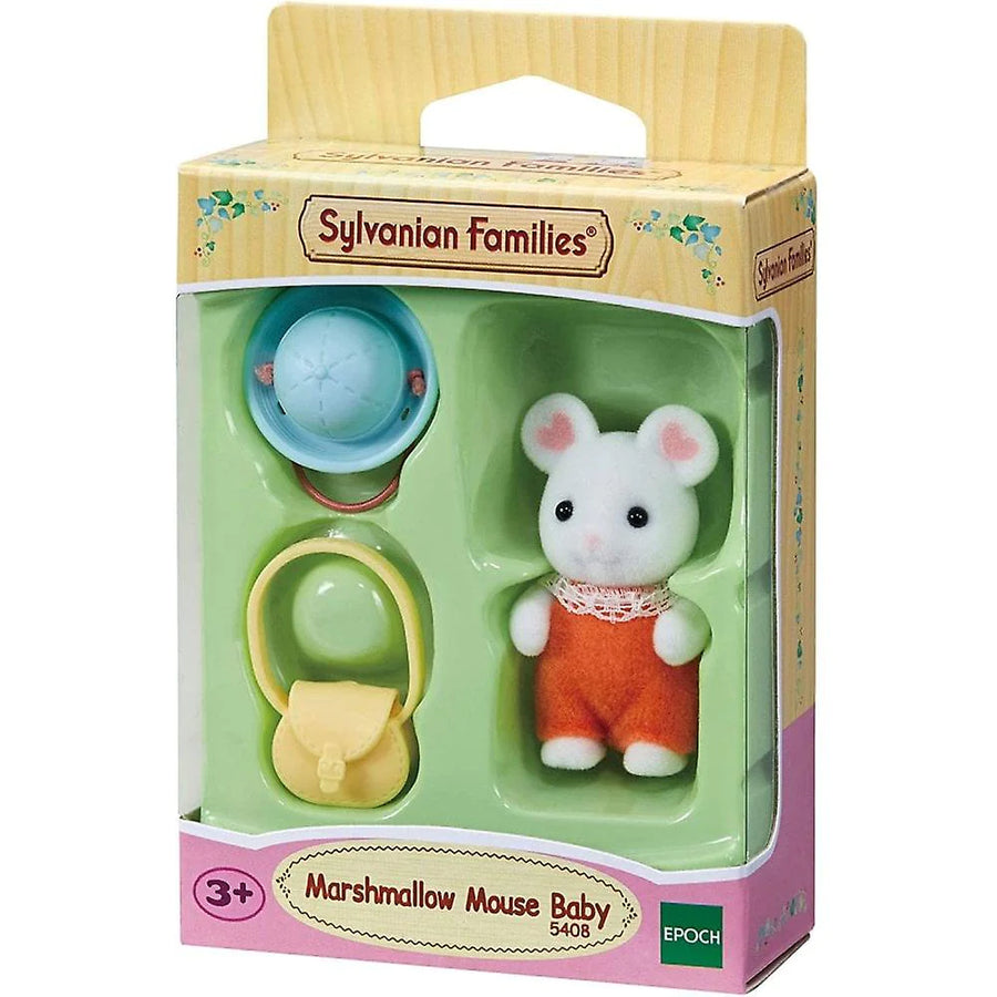 Sylvanian Families marshmallow mouse baby