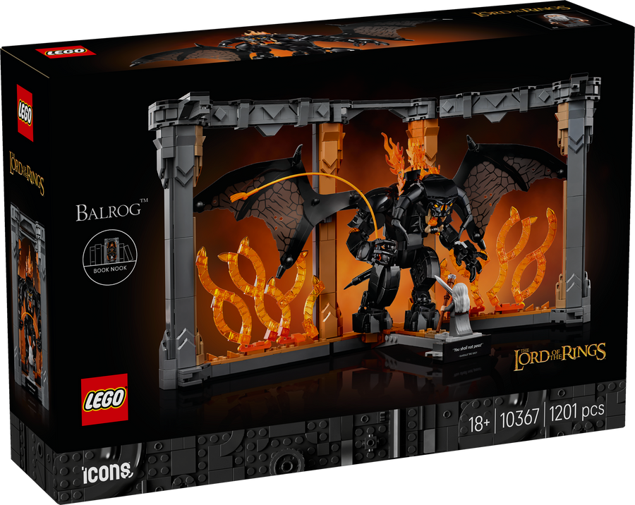Lego Icons: The Lord of the Rings: Balrog Book Nook