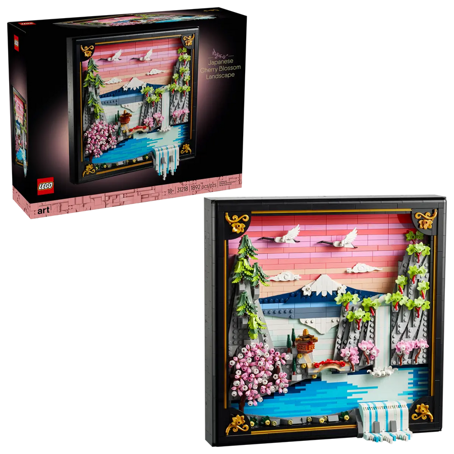 Lego Art Japanese Cherry Blossom Landscape