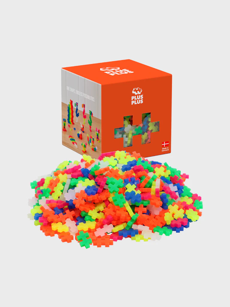Plus Plus Neon Colormix - 600 pcs