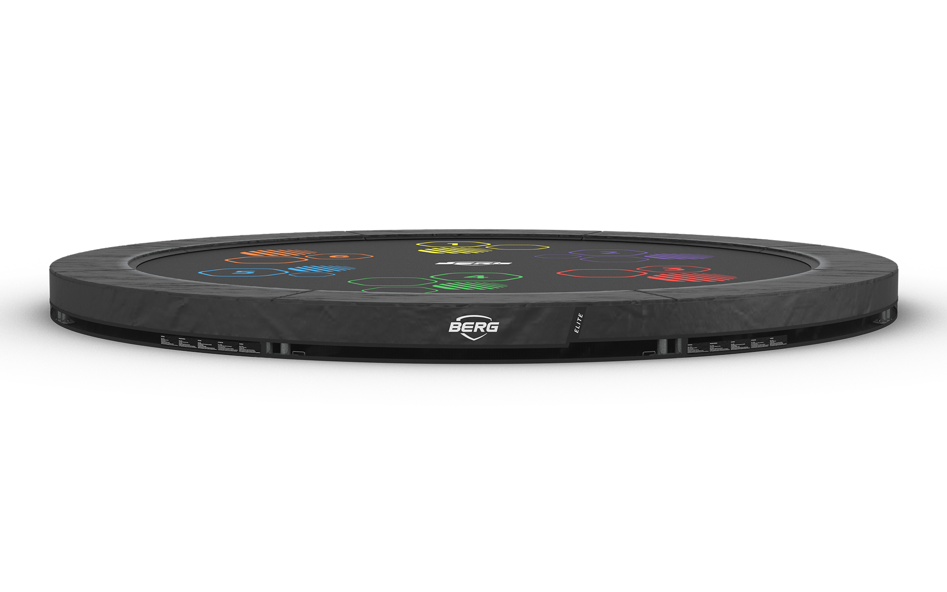 BERG Elite InGround 14ft Levels Round Trampoline