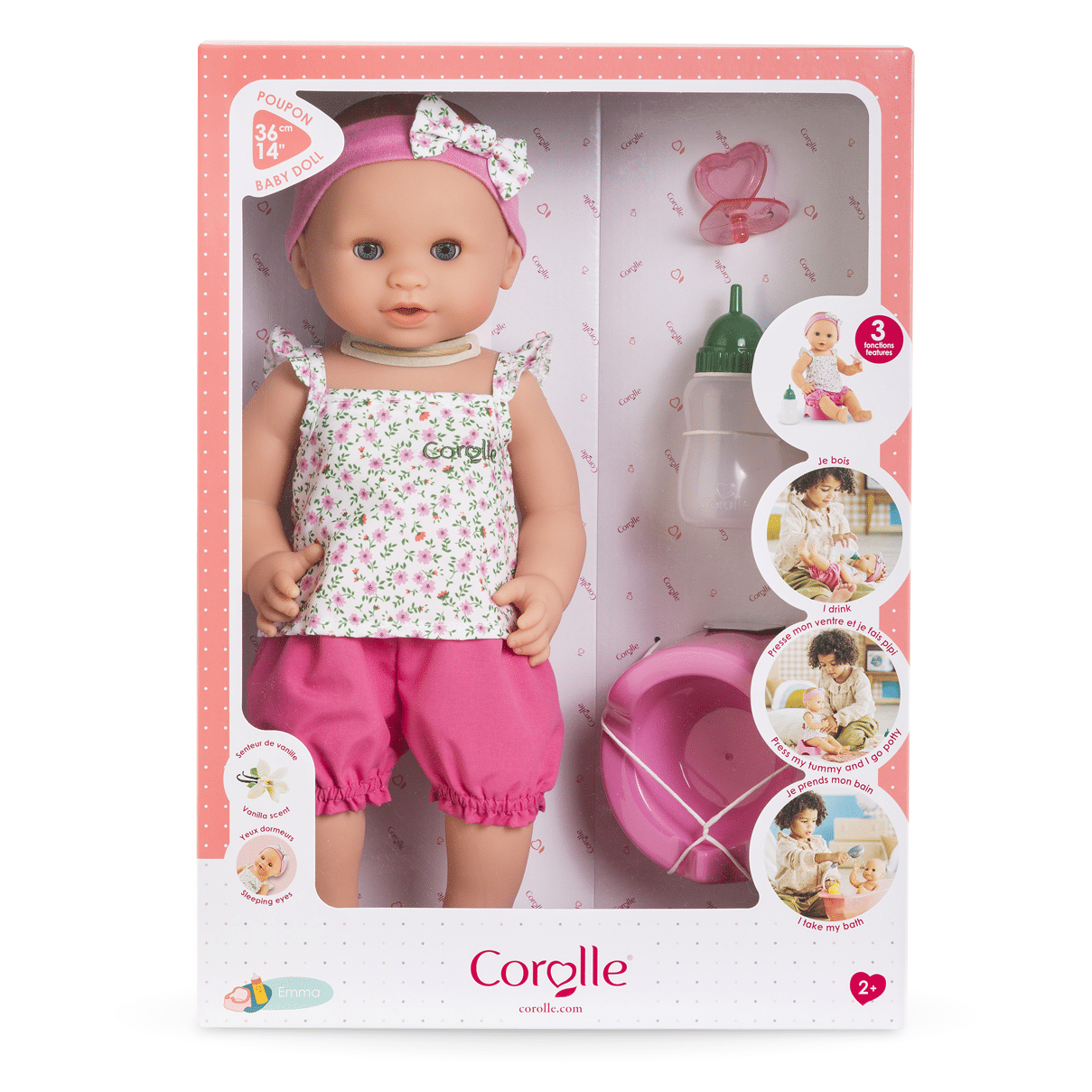 Corolle: Emma uses a potty