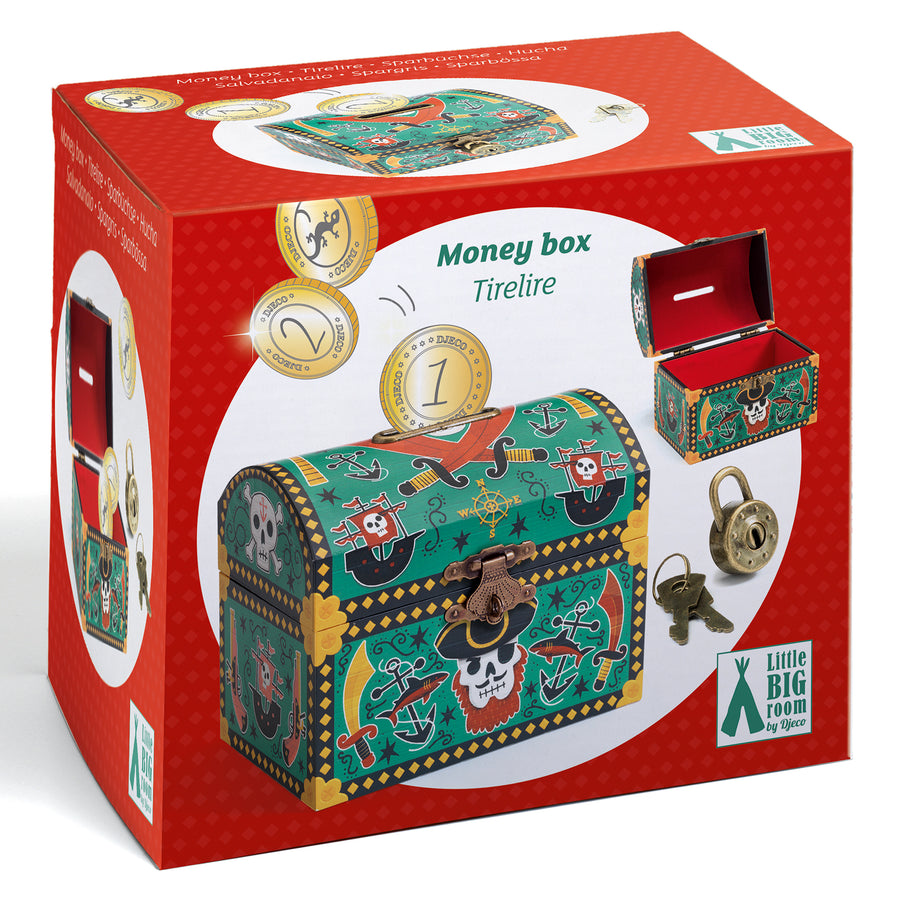 Djeco Money Box: Pirate