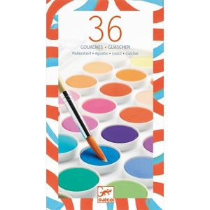 Djeco 36 gouache tablets (6+yrs)
