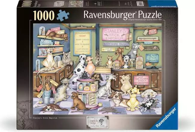 Ravensburger, Stanley’s Stick Emporium, 1000pc Jigsaw Puzzle