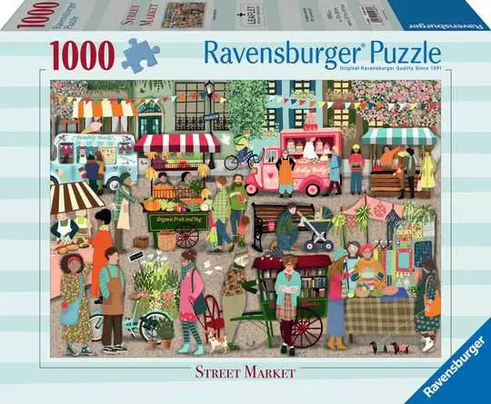 Ravensburger, Street Market, 1000pc Jigsaw Puzzle