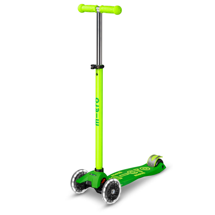 Maxi Micro LED Deluxe Scooter (Neon Green)