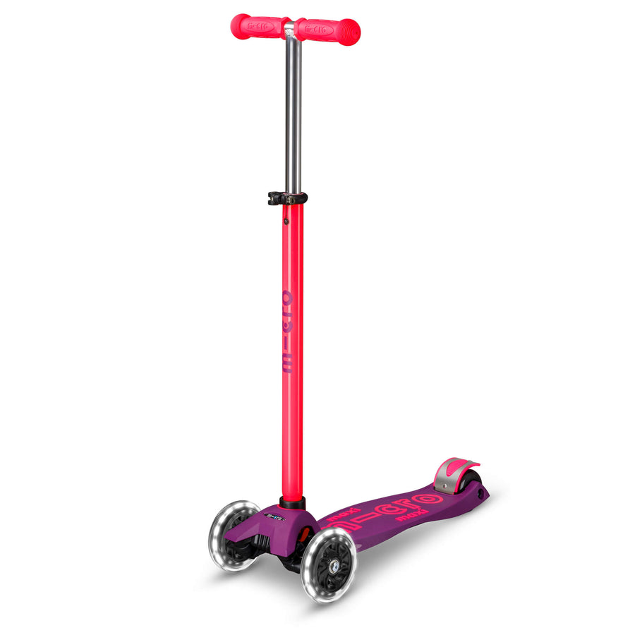 Maxi Micro LED Deluxe Scooter (Neon Pink)