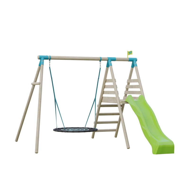TP Toys Fiordland Wooden Swing Set & Slide (COLLECTION OR DUBLIN DELIVERY ONLY) : pre-order by November 15th for delivery end November