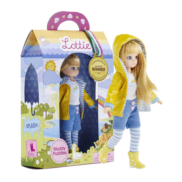 Lottie muddy puddles doll on sale