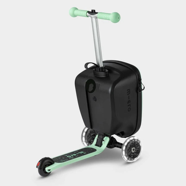 Mini Micro Scooter With Suitcase Light up Wheels Mint DELIVERY COLLECTION WITHIN 5 7 DAYS OF ORDER
