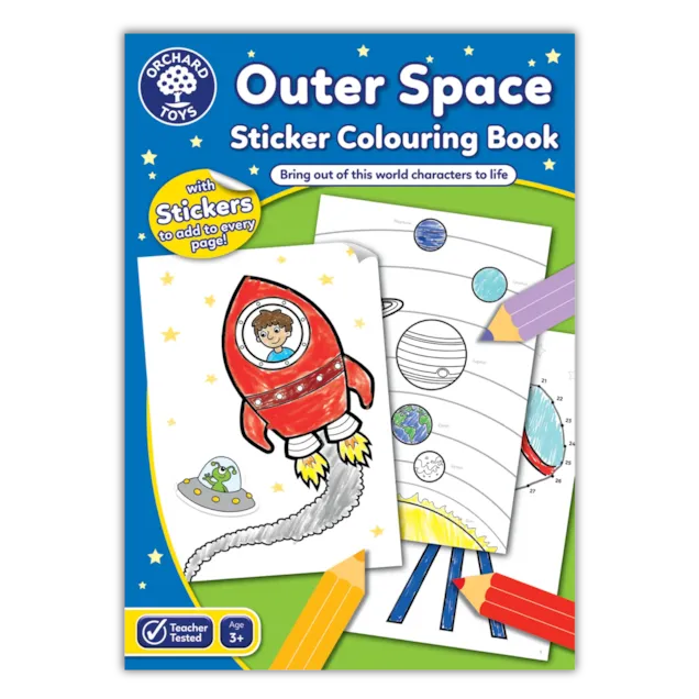 Outer Space Colouring Book