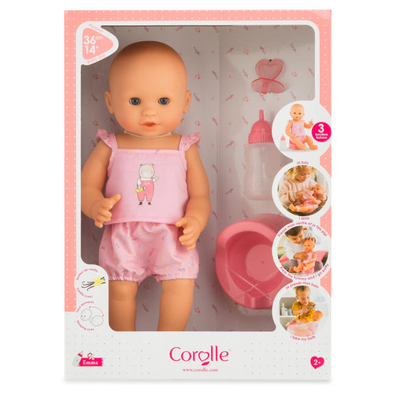 Corolle Emma Drink-and-Wet Bath Baby