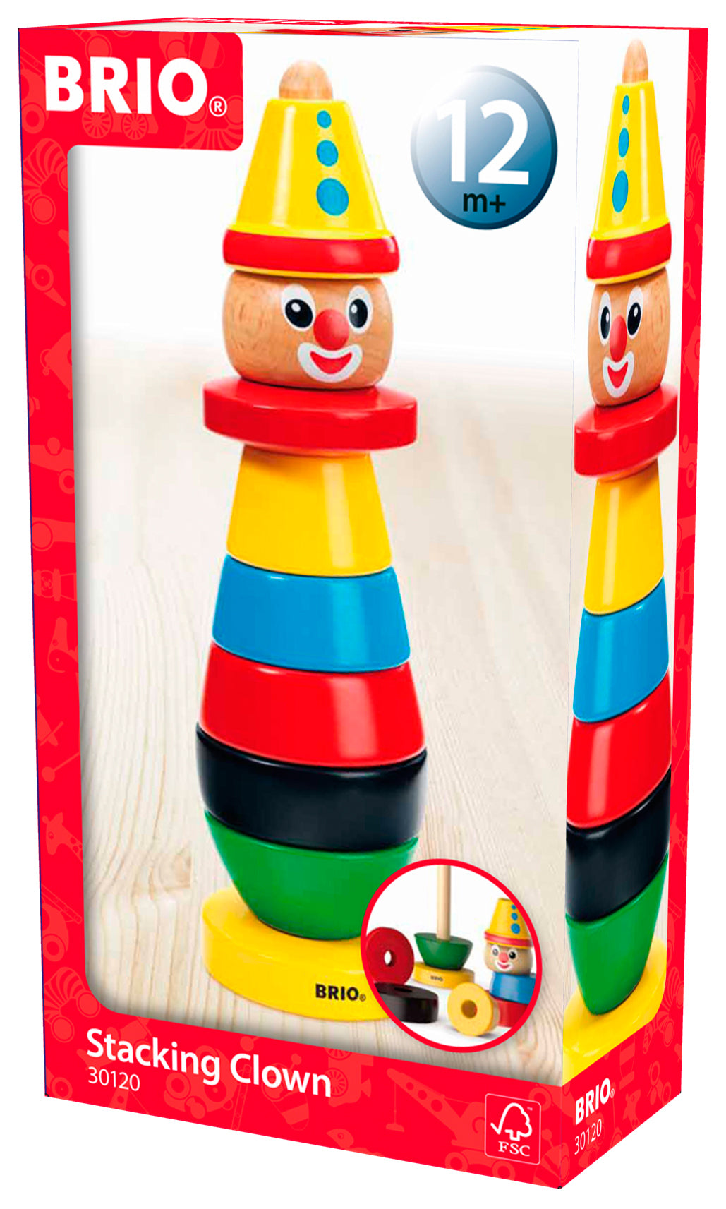 Brio Stacking Clown