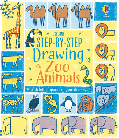 Usborne: Step-by-step Drawing Zoo Animals