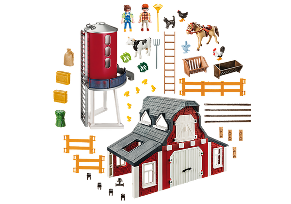 Playmobil barn best sale