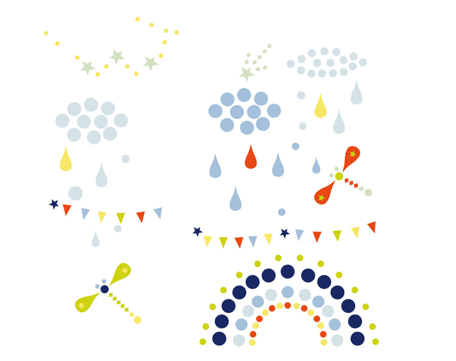 Djeco Wall Stickers: Shapes