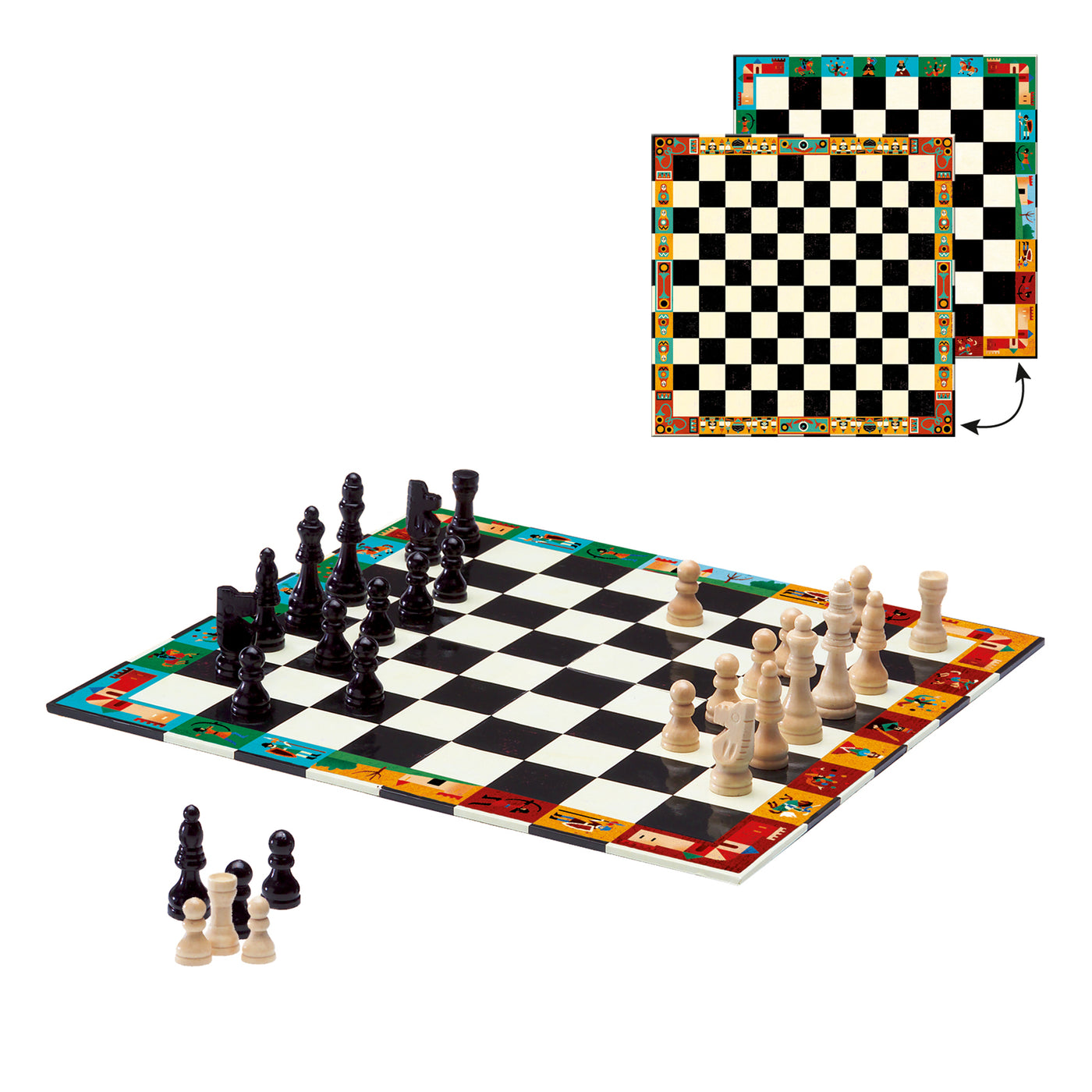 Djeco Chess & Draughts Set