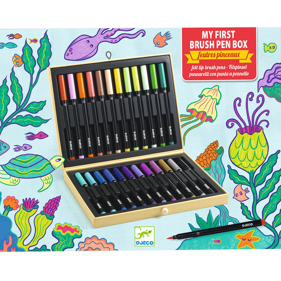 Djeco: My First brush pen box