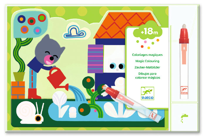 Djeco Water Magic Colouring: Hidden In The Garden