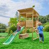 TP Toys Treetops Wooden Tower Playhouse with Toy Box & Slide (DELIVERY USUALLY WITHIN 2-4 WEEKS)