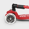 MAXI MICRO LED DELUXE FOLDABLE SCOOTER: RED