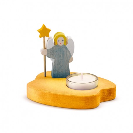 Ostheimer Candle Holder Angel Blue