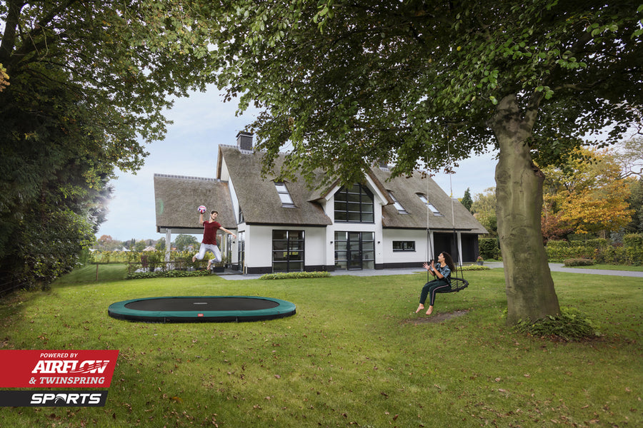 BERG GRAND FAVORIT 17 x 11ft INGROUND TRAMPOLINE