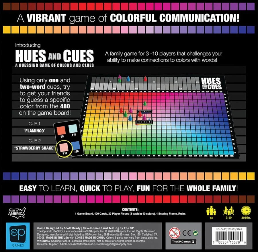 Hues and Cues Board Game