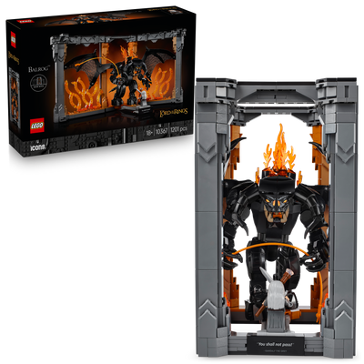 Lego Icons: The Lord of the Rings: Balrog Book Nook