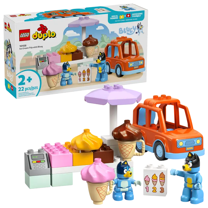 Lego DUPLO Ice Cream Trip with Bluey 10458