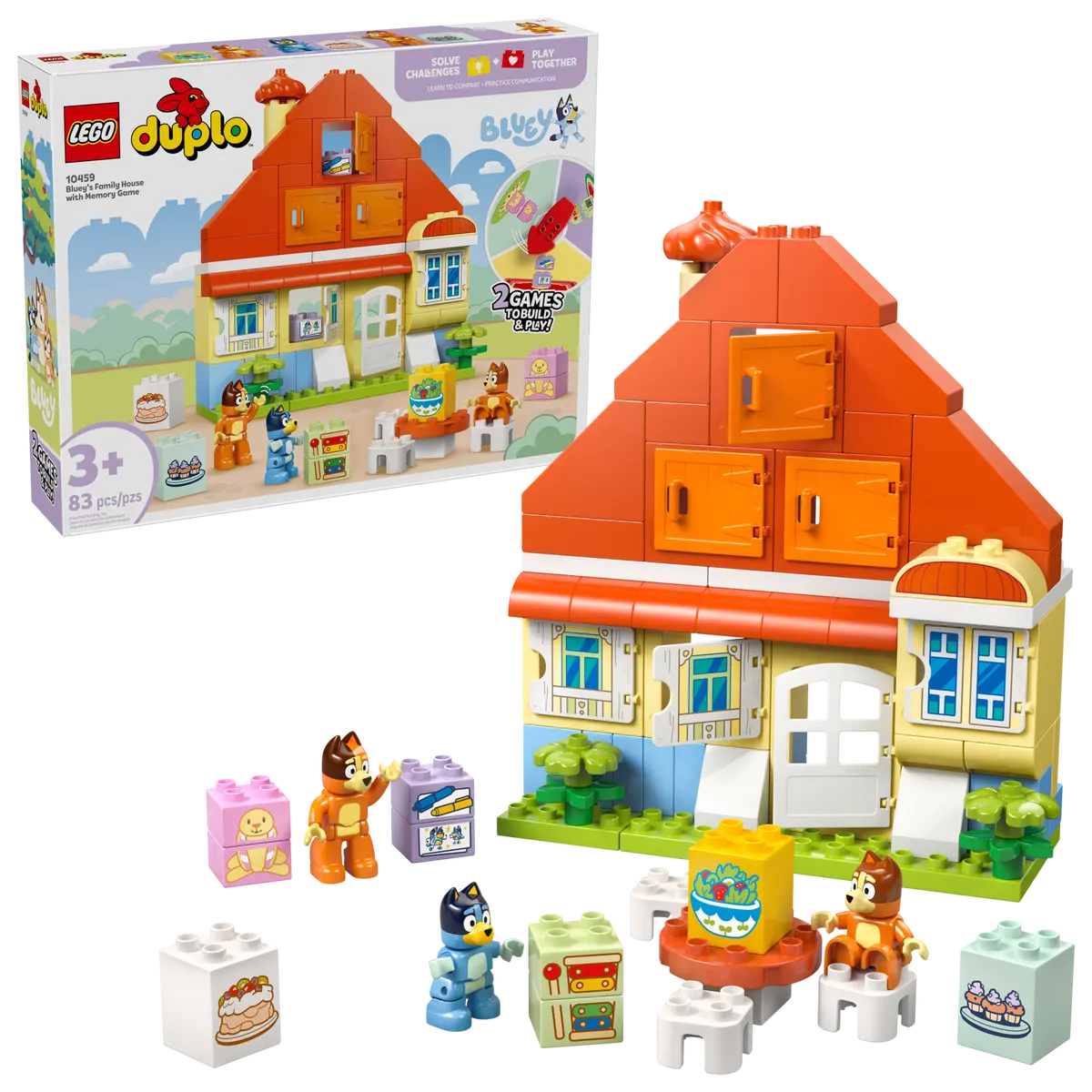 Duplo Bluey's Family House with Memory Game