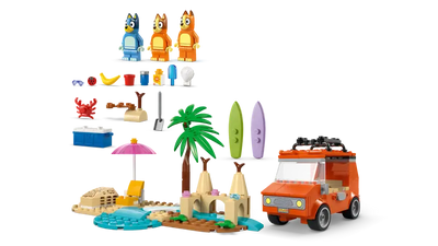 Lego Bluey's Beach & Family Car Trip 11202