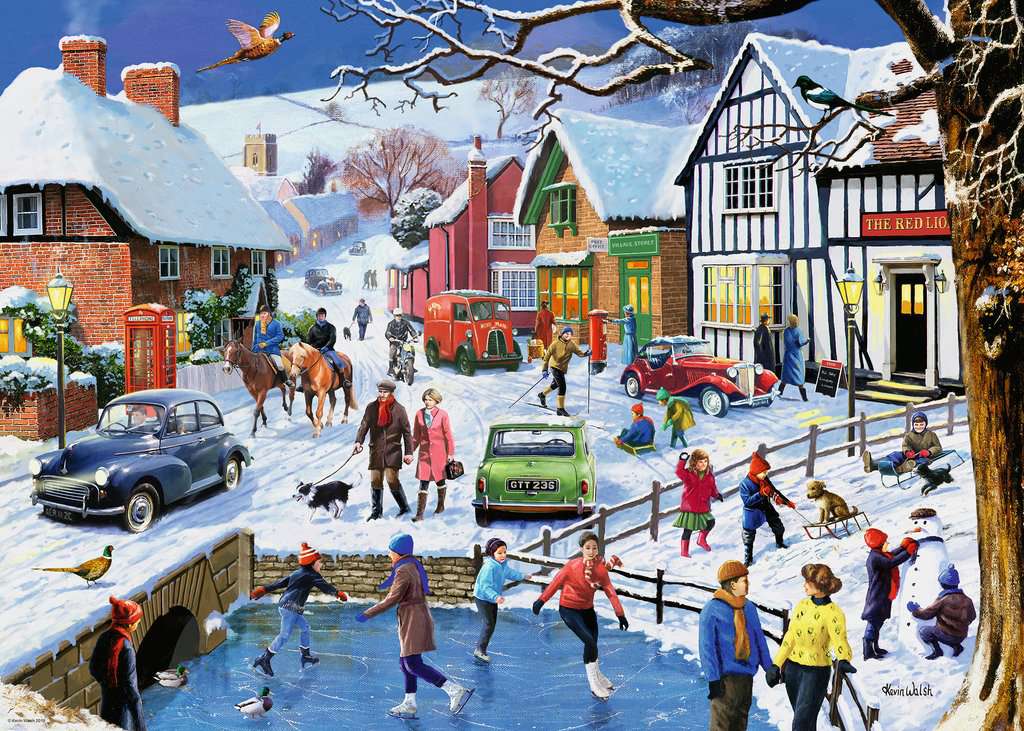 Ravensburger: Leisure Days No 3 The Winter Village, 1000pc Jigsaw Puzzle