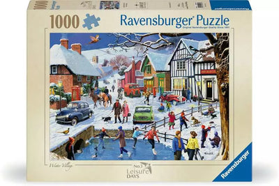 Ravensburger: Leisure Days No 3 The Winter Village, 1000pc Jigsaw Puzzle