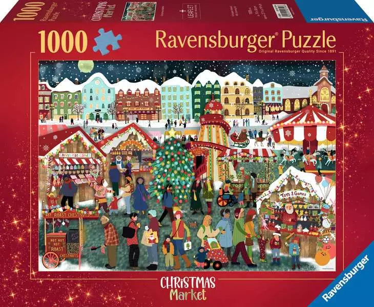 Ravensburger: Christmas Market, 1000pc Jigsaw Puzzle