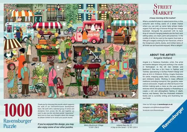 Ravensburger, Street Market, 1000pc Jigsaw Puzzle