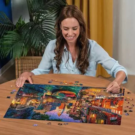 Ravensburger, Venice Illuminated, 1000pc Jigsaw Puzzle