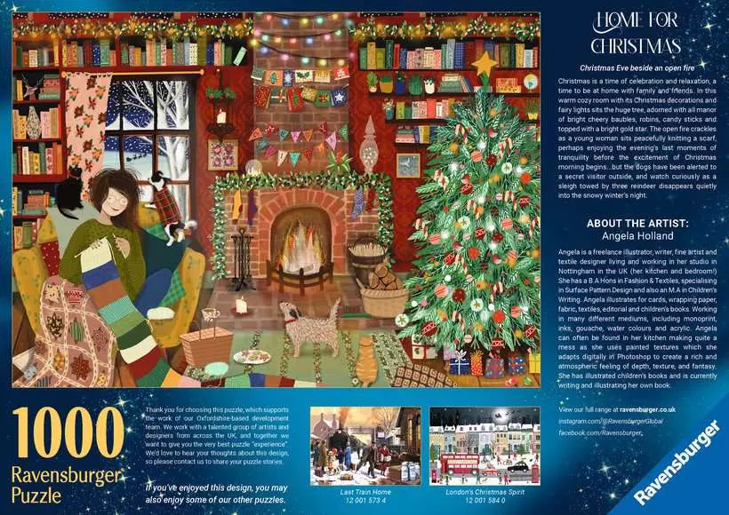 Ravensburger: Home for Christmas, 1000pc Jigsaw Puzzle