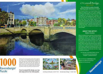 Ravensburger, O’Connell Bridge Dublin, 1000pc Jigsaw Puzzle