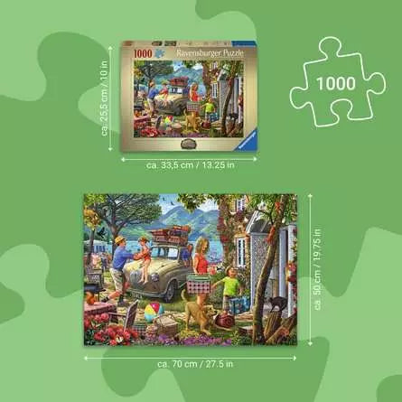 Ravensburger, Holiday Cottage, 1000pc Jigsaw Puzzle
