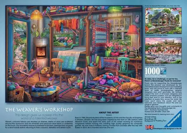 Ravensburger: The Weaver's Workshop - 1000pc Jigsaw Puzzle