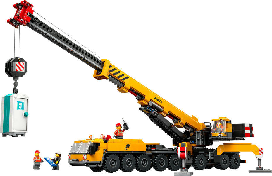 Lego City Yellow Mobile Construction Crane