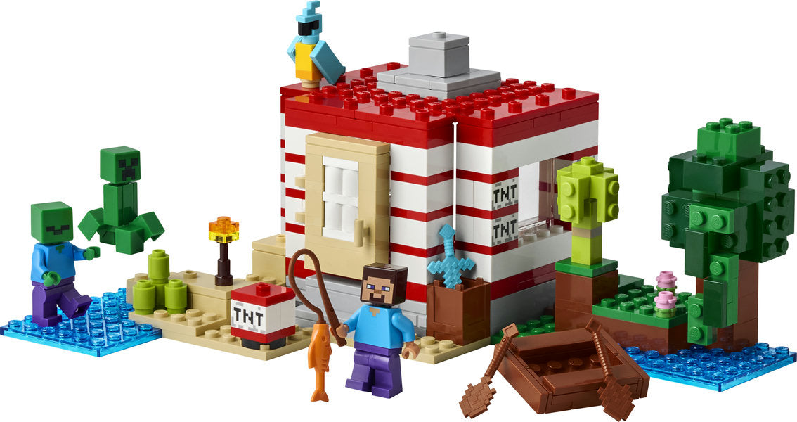 Lego Minecraft The TNT Jungle House