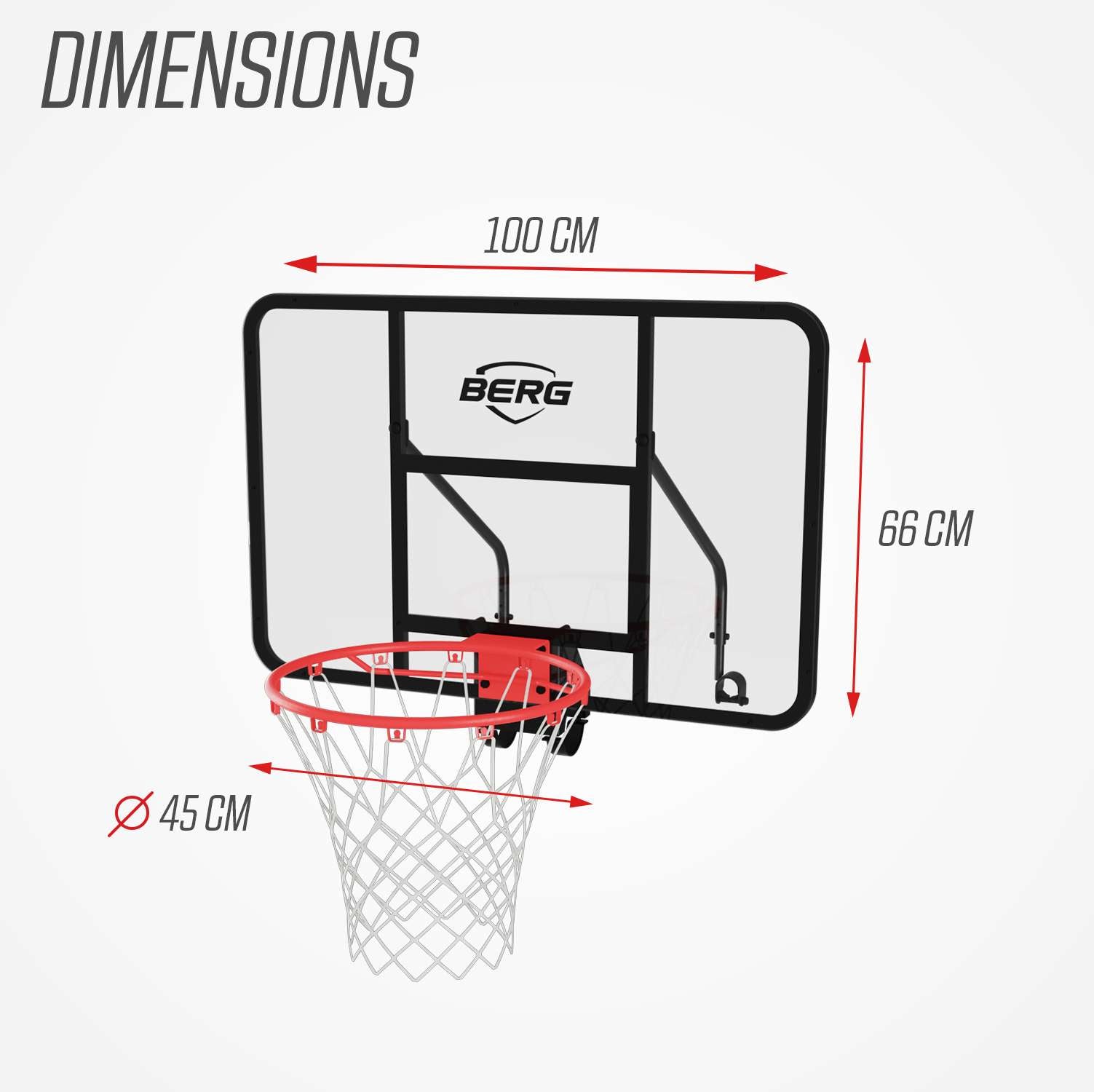 BERG PLAYBASE BASKETBALL HOOP