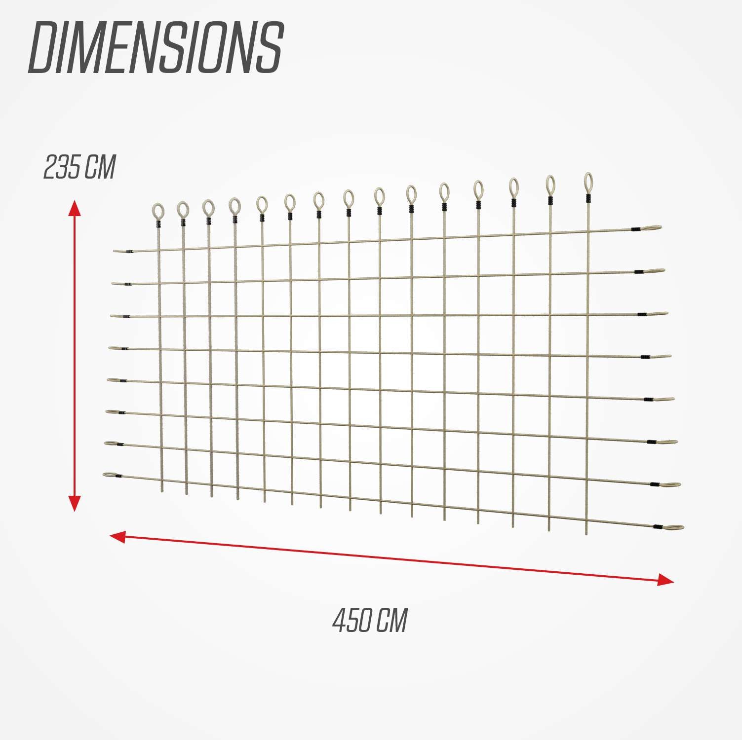 BERG PLAYBASE CLIMBING NET EXTRA LARGE