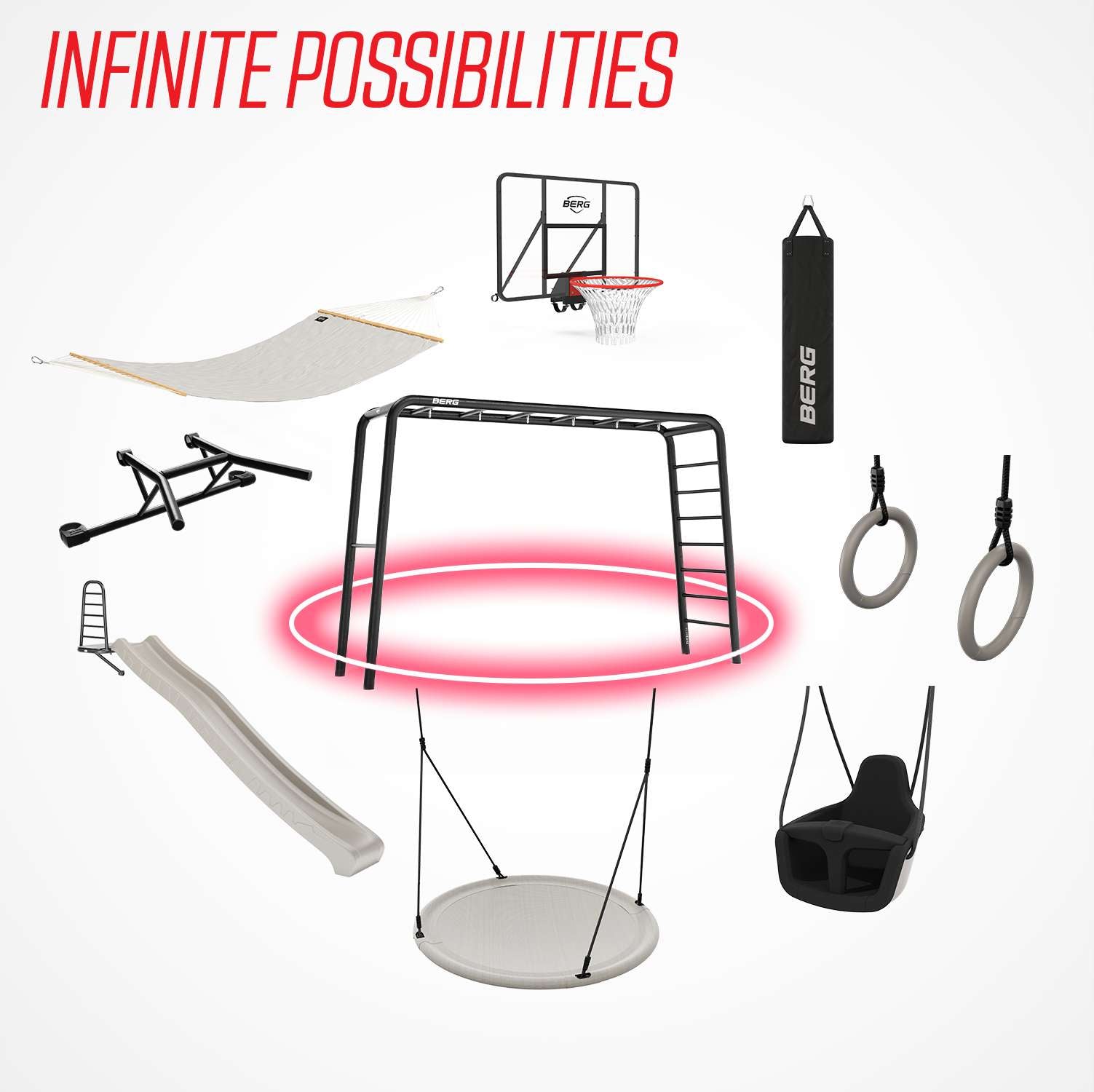 BERG PLAYBASE CLIMBING NET EXTRA LARGE