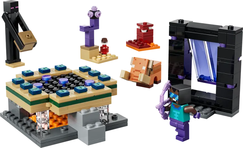 Lego Minecraft Nether & End Portal Journey