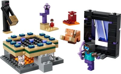 Lego Minecraft Nether & End Portal Journey