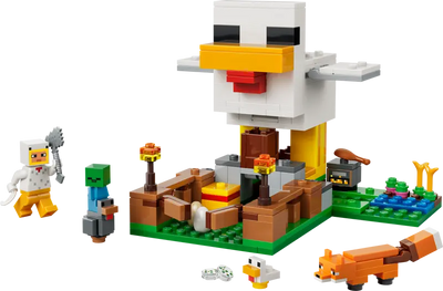 Lego Minecraft Chicken Farm